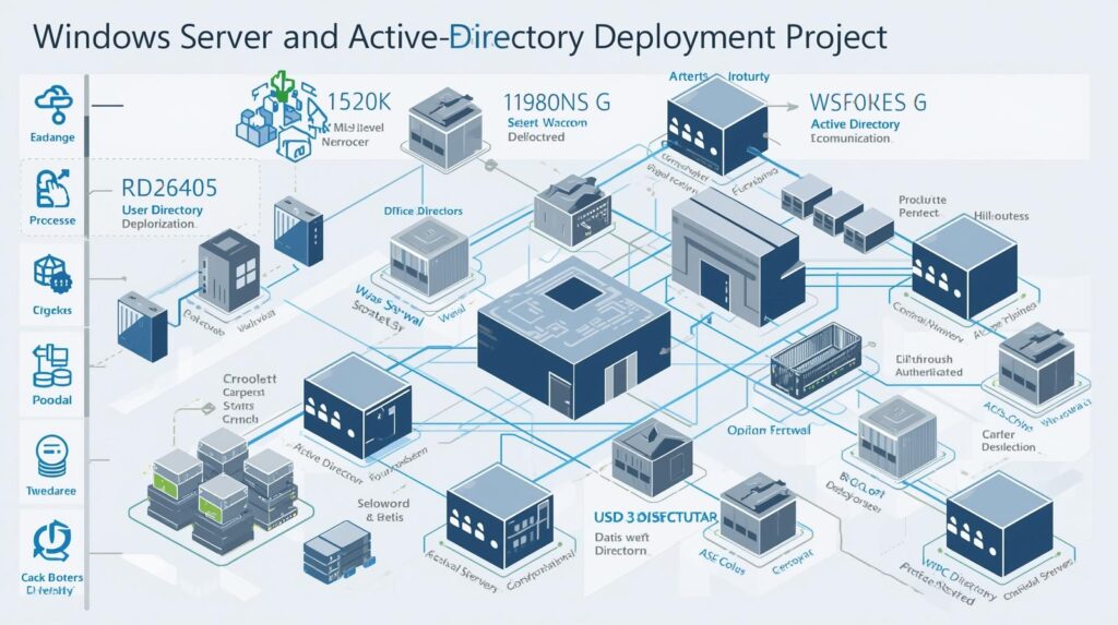 2. windows server + active directory deployment project