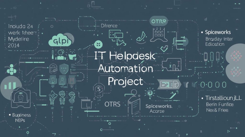 it helpdesk automation project (glpi otrs freshdesk spiceworks)